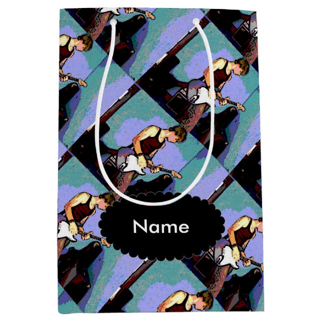 Sacola Para Presentes Média Nate e Violão para presentes (Frente)