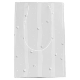 Sacola Para Presentes Média Natural de Branco Padrão