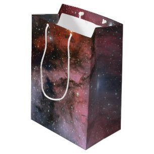 Sacola Para Presentes Média Nebulosa de Carina, estrela WR 22 do Lobo-Rayet