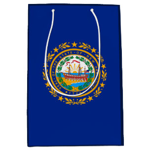 Sacola Para Presentes Média New Hampshire State Flag Design