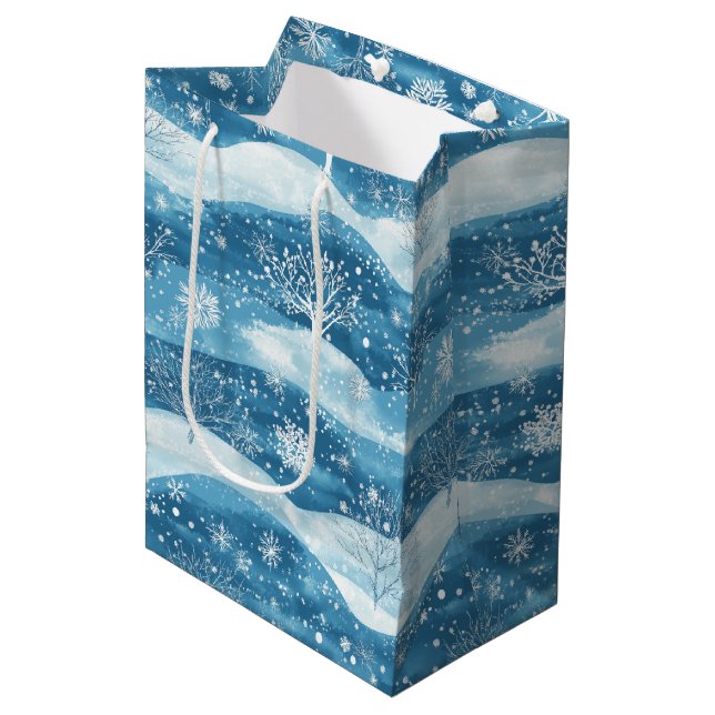 Sacola Para Presentes Média Noelivio – Künstlerische Weihnachtswelten (28/68) (Frente inclinada)