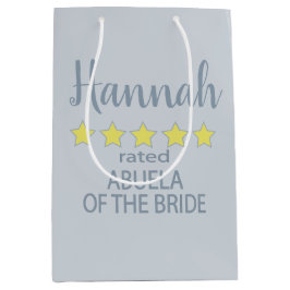 Sacola Para Presentes Média Noiva & Cortejo 5 Estrelas Avó do Noiva