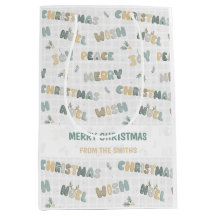 Nome Personalizado Aquarela Boho Natal Xadrez