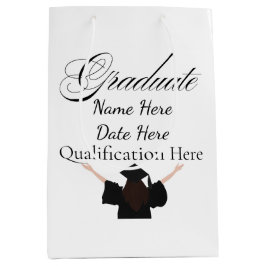 Sacola Para Presentes Média Nome Personalizado para Formatura, Presente Person