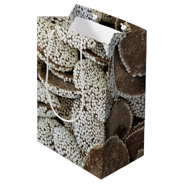 Sacola Para Presentes Média Nonpareil Candy (Verso inclinado)