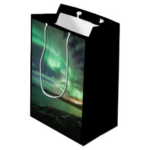 Sacola Para Presentes Média Norte Lights Noruega