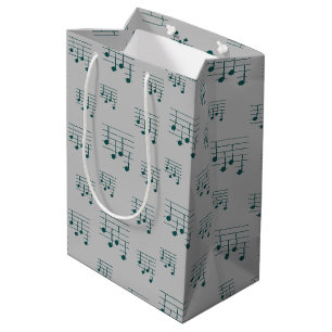 Sacola Para Presentes Média Nota musical de Música de Ajuste Ukulele de Divers