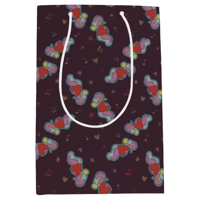 Sacola Para Presentes Média Nota sobre o amor: rabiscos para amantes de música (Frente)