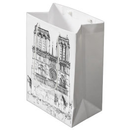 Sacola Para Presentes Média Notre Dame de Paris - Paris, França