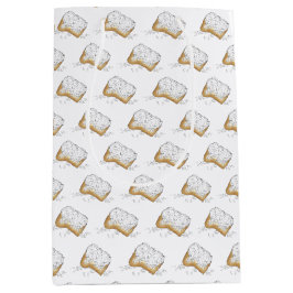 Sacola Para Presentes Média Nova Orleans Louisiana NOLA Sugary Beignet Paery