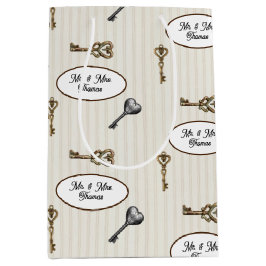 Sacola Para Presentes Média Novo lar personalizado