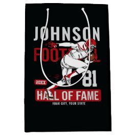 Sacola Para Presentes Média NÚMERO DE NÚMERO DA Equipe DE Futebol Personalizad