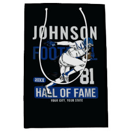 Sacola Para Presentes Média NÚMERO DE NÚMERO DA Equipe DE Futebol Personalizad