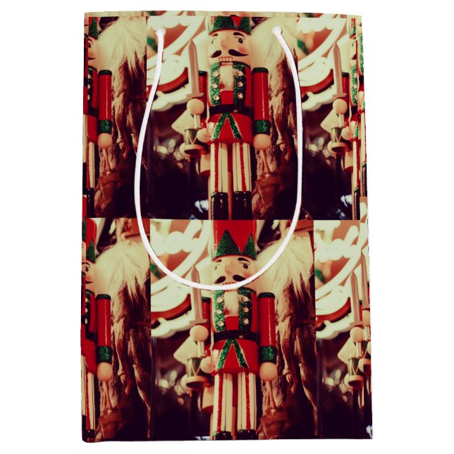 Sacola Para Presentes Média Nutcracker (Frente)