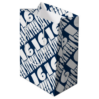 Sacola Para Presentes Média O 16° aniversário do BIG