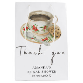 Sacola Para Presentes Média O amor está fervendo Chuveiro de noiva de café Obr