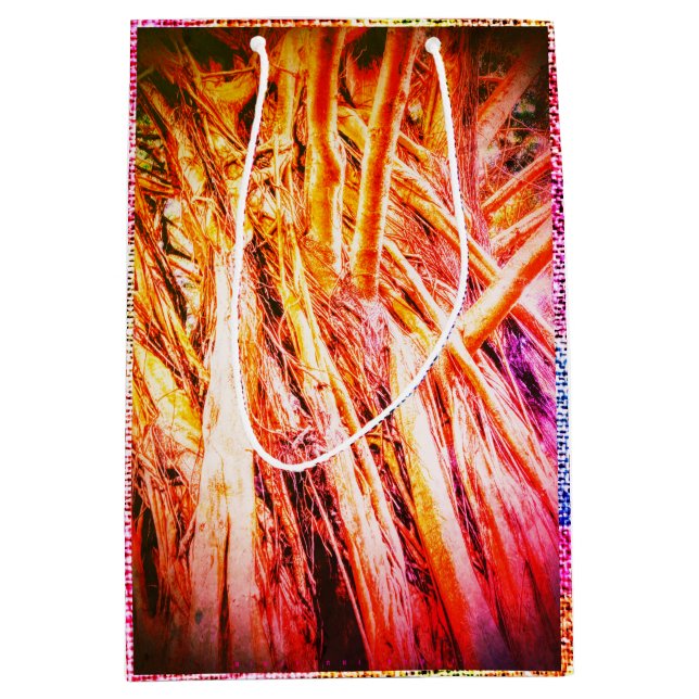 Sacola Para Presentes Média O Banyan/Wander Com o Dia das Estrelas, (Frente)