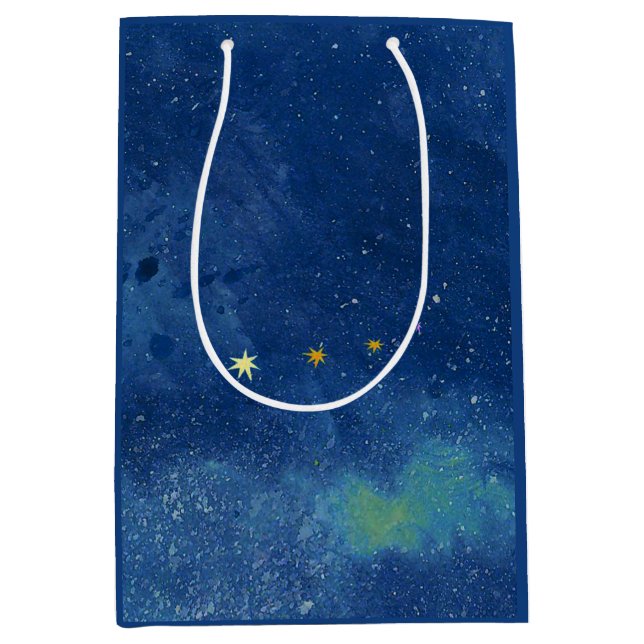 Sacola Para Presentes Média O céu estrelado (Frente)