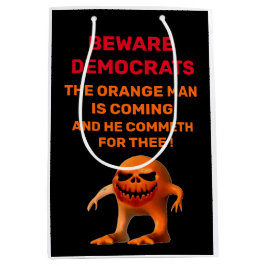 SACOLA PARA PRESENTES MÉDIA O HOMEM LARANJA