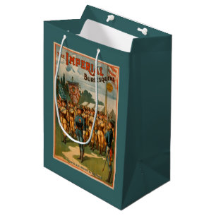 Sacola Para Presentes Média O jogo fêmea imperial dos soldados de Burlesquers