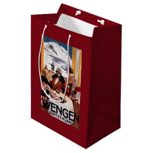 Sacola Para Presentes Média O poster em declive do promocional do clube
