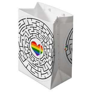 Sacola Para Presentes Média O prêmio de SlipperyJoe, labyri quebra-cabeça laby