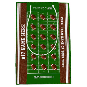 Sacola Para Presentes Média O presente personalizado do futebol ensaca 4