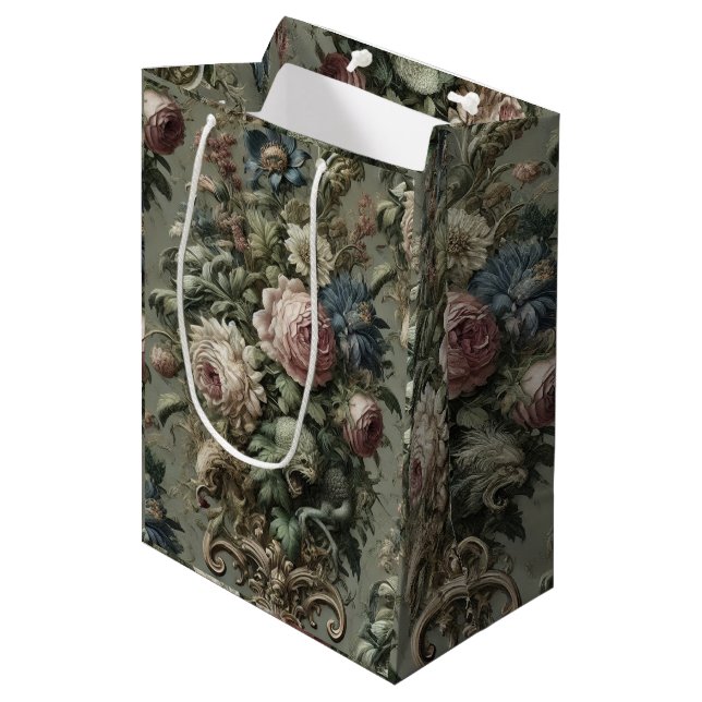 Sacola Para Presentes Média O que está debaixo do Bloom - Vitoriano Gótico (Frente inclinada)