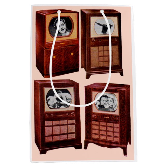 Sacola Para Presentes Média o que há na TV 1951 (Frente)