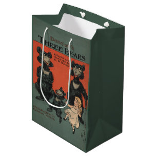 Sacola Para Presentes Média O Saco de Presente das Três Ursos