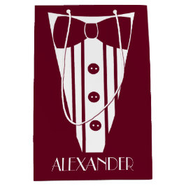 Sacola Para Presentes Média Obrigado Por Ser Meu Padrinho de casamento De Tuxe