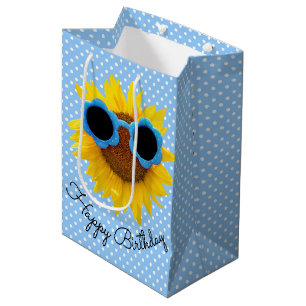 Sacola Para Presentes Média Óculos De Sol No Saco De Presente Médio De Giras