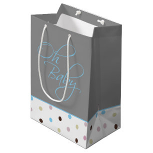 Sacola Para Presentes Média Oh Baby Posh Boy