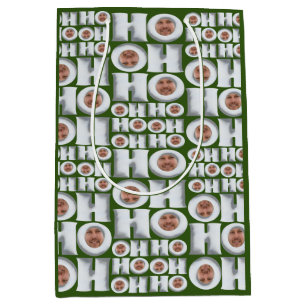 Sacola Para Presentes Média Olá! Presente de mim! Seu papel de moldagem facial