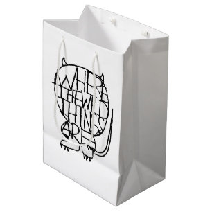 Sacola Para Presentes Média Onde Vivem os Monstros Esboço do Monstro