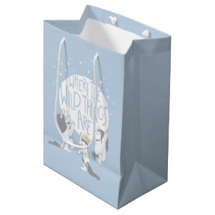 Sacola Para Presentes Média Onde Vivem os Monstros Lua & Estrelas