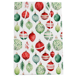 Sacola Para Presentes Média Ornamentos