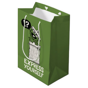 Sacola Para Presentes Média Oscar, o Grouch Expresse-se