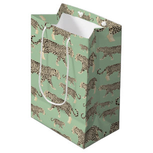 Sacola Para Presentes Média Padrão Animal Jungle Jaguar