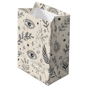 Sacola Para Presentes Média Padrão Botânico Celestial (5)