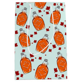 Sacola Para Presentes Média Padrão Canadiano do Xarope