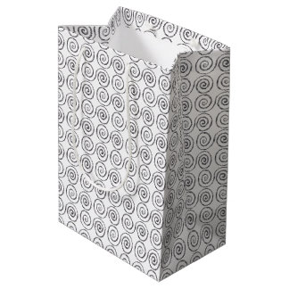 Sacola Para Presentes Média Padrão Celta de Espiral Dupla