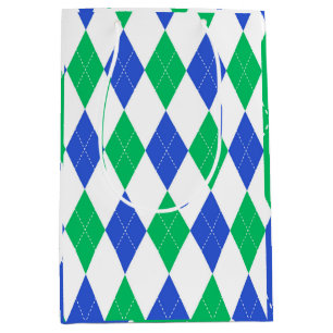 Sacola Para Presentes Média Padrão Clássico de Argyle - Partido Golf