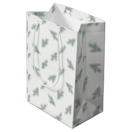 Sacola Para Presentes Média Padrão Corporativo de Natal de Pinheiro Mínimo