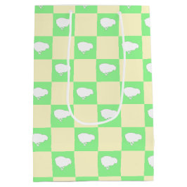 Sacola Para Presentes Média Padrão da Desktop Board páscoa com Motif de Pintin