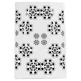 Sacola Para Presentes Média Padrão de bolinhas