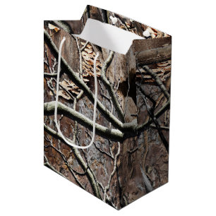 Sacola Para Presentes Média Padrão de Camuflagem de Caça 8