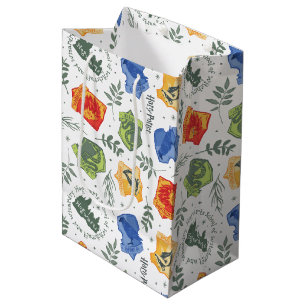 Sacola Para Presentes Média Padrão de casas HOGWARTS™ da Herbologia Mágica
