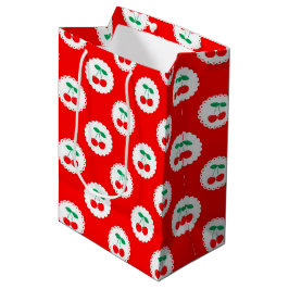 Sacola Para Presentes Média Padrão de Cereja – Presente & Decoração de Frutas 