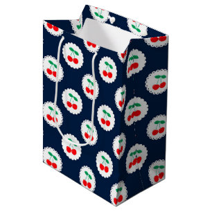 Sacola Para Presentes Média Padrão de Cereja – Presente & Decoração de Frutas